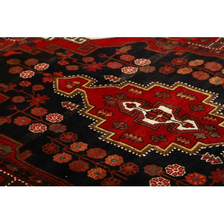 Tappeto Hamadan Persia blu marrone 141x224