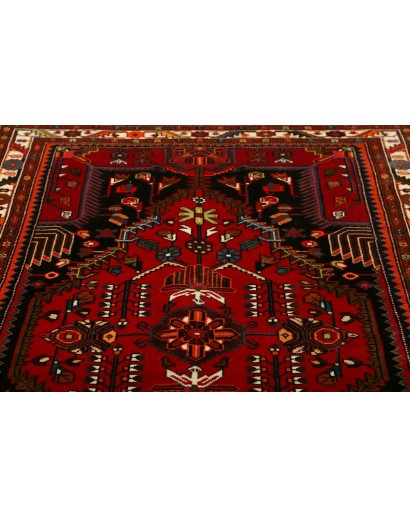 Tappeto Hamadan Persia marrone 137x210