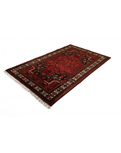 Tappeto Hamadan Persia blu bianco 134x212