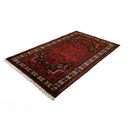 Tappeto Hamadan Persia blu bianco 134x212