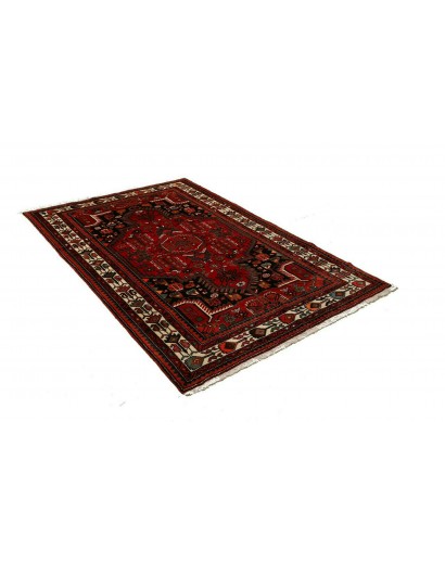 Tappeto Hamadan Persia blu bianco 134x212