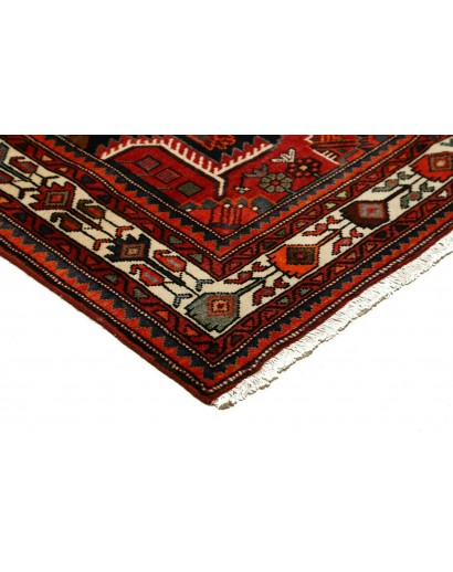 Tappeto Hamadan Persia blu bianco 134x212