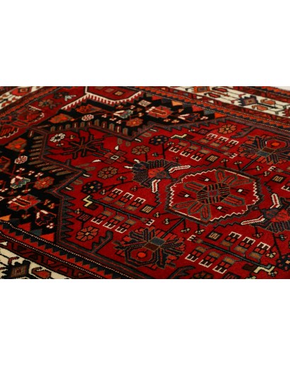 Tappeto Hamadan Persia blu bianco 134x212