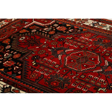Tappeto Hamadan Persia blu bianco 134x212