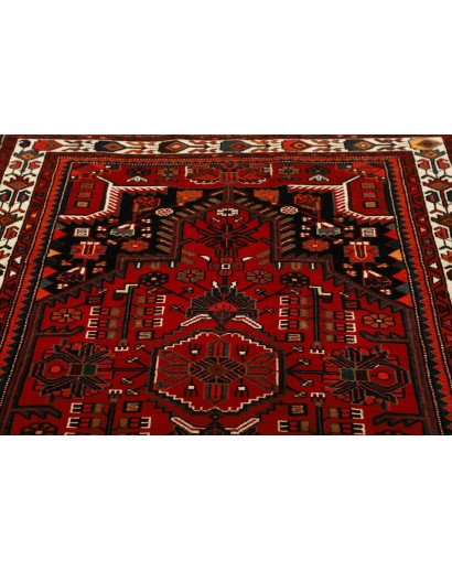 Tappeto Hamadan Persia blu bianco 134x212