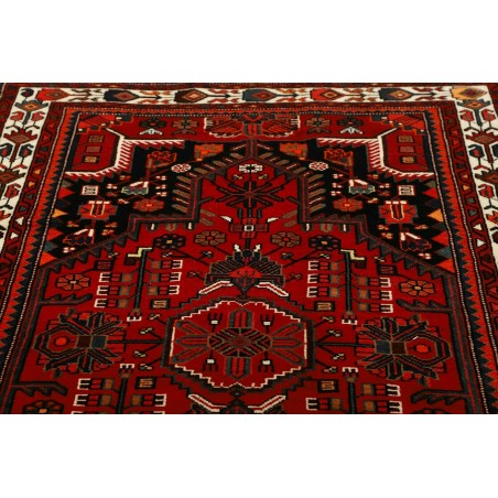 Tappeto Hamadan Persia blu bianco 134x212