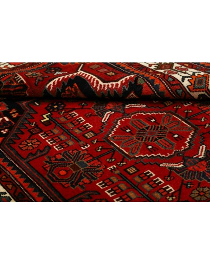 Tappeto Hamadan Persia blu bianco 134x212
