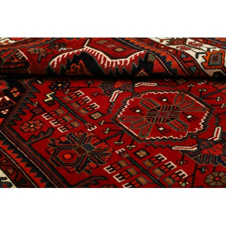 Tappeto Hamadan Persia blu bianco 134x212