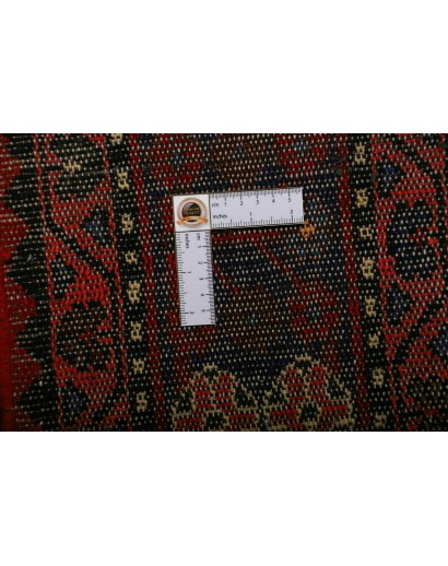 Tappeto Hamadan Persia blu bianco 134x212