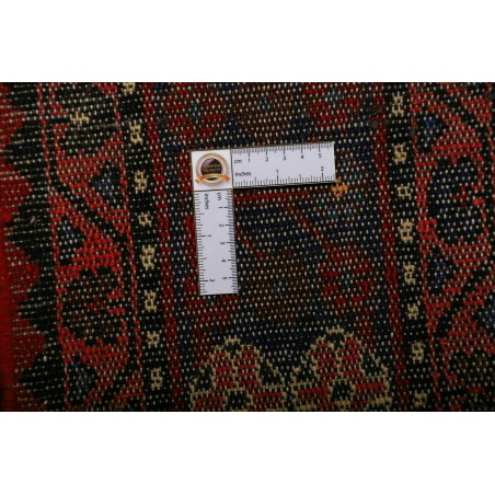 Tappeto Hamadan Persia blu bianco 134x212