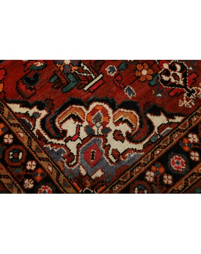 Tappeto Hamadan Persia marrone 125x204