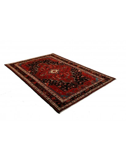 Tappeto Hamadan Persia blu marrone 146x217