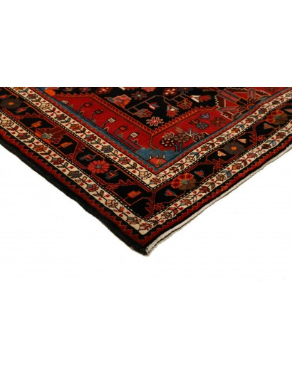 Tappeto Hamadan Persia blu marrone 146x217