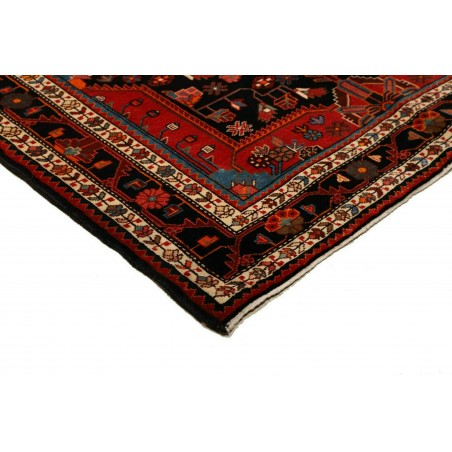 Tappeto Hamadan Persia blu marrone 146x217