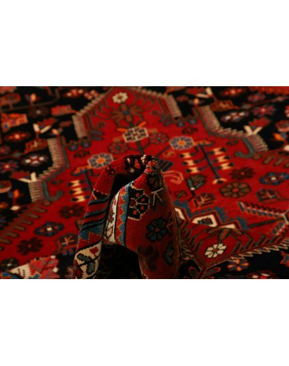 Tappeto Hamadan Persia blu marrone 146x217