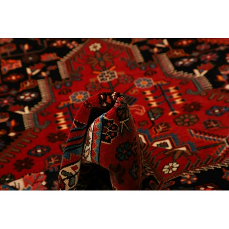 Tappeto Hamadan Persia blu marrone 146x217
