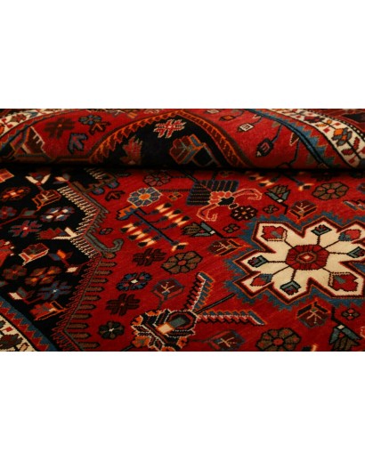 Tappeto Hamadan Persia blu marrone 146x217