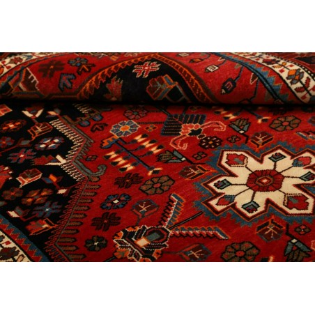 Tappeto Hamadan Persia blu marrone 146x217