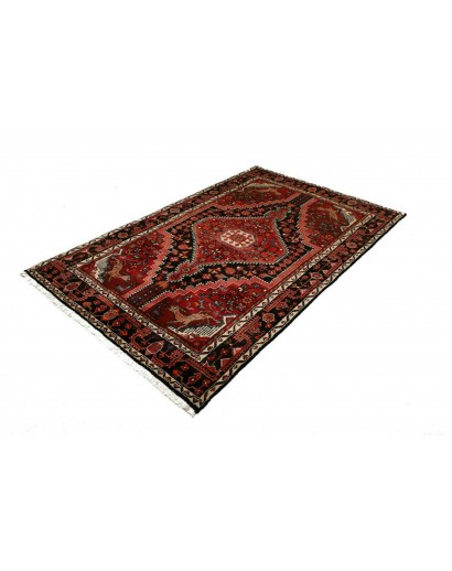Tappeto Hamadan Persia blu marrone 140x220