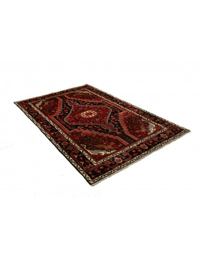 Tappeto Hamadan Persia blu marrone 140x220