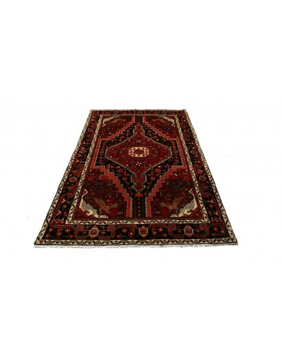 Tappeto Hamadan Persia blu marrone 140x220