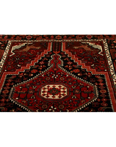 Tappeto Hamadan Persia blu marrone 140x220
