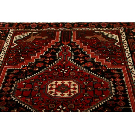 Tappeto Hamadan Persia blu marrone 140x220