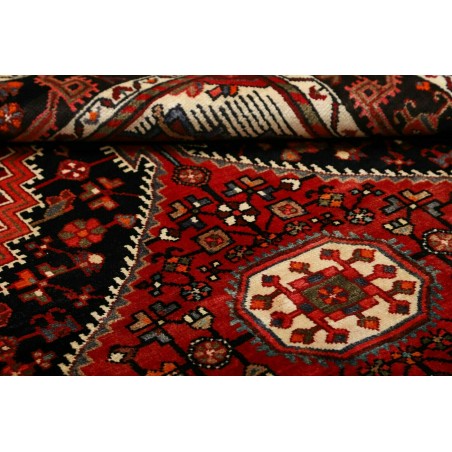 Tappeto Hamadan Persia blu marrone 140x220