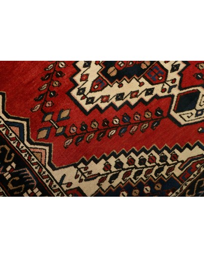 Tappeto Hamadan Persia marrone giallo 150x201