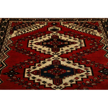 Tappeto Hamadan Persia marrone giallo 150x201