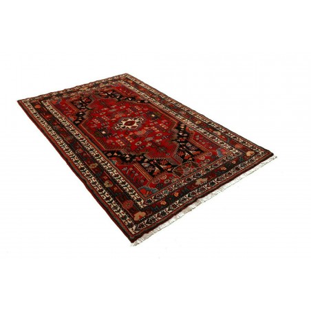 Tappeto Hamadan Persia grigio marrone 133x210