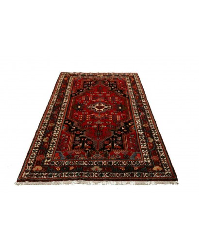 Tappeto Hamadan Persia grigio marrone 133x210