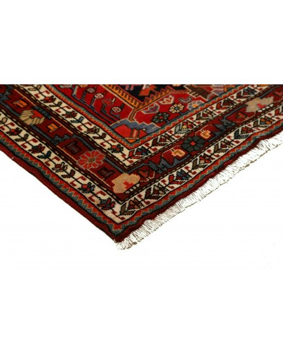 Tappeto Hamadan Persia grigio marrone 133x210