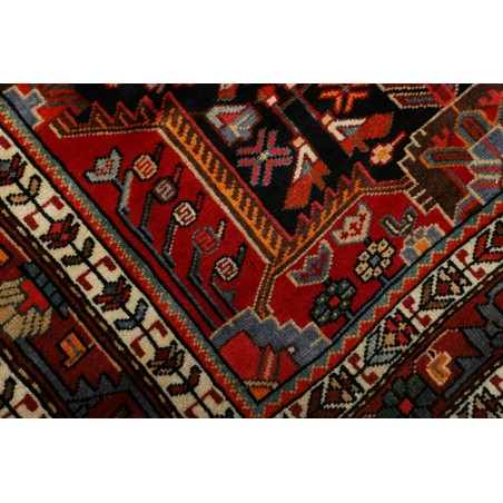 Tappeto Hamadan Persia grigio marrone 133x210