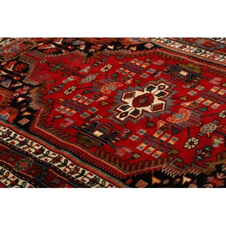 Tappeto Hamadan Persia grigio marrone 133x210