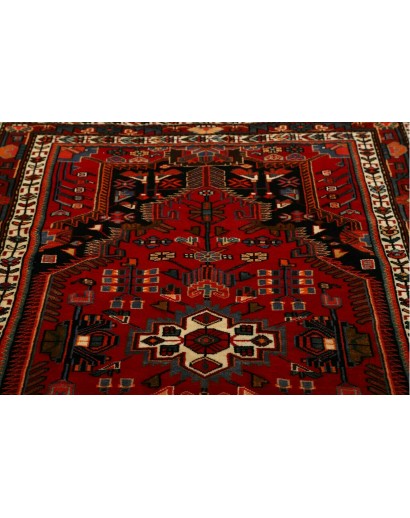 Tappeto Hamadan Persia grigio marrone 133x210