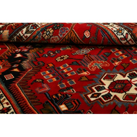Tappeto Hamadan Persia grigio marrone 133x210