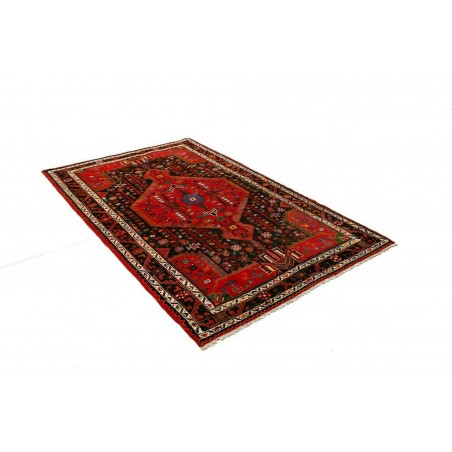 Tappeto Hamadan Persia marrone giallo 137x225