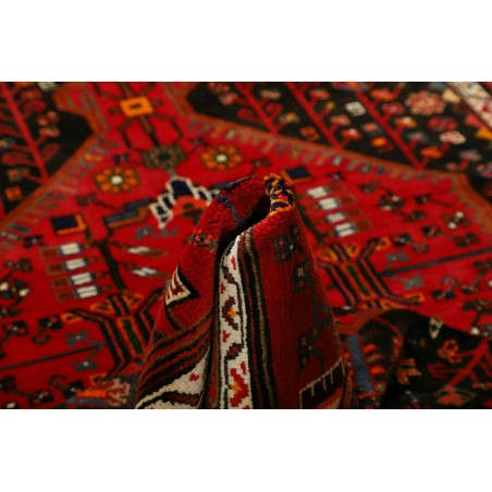 Tappeto Hamadan Persia marrone giallo 137x225
