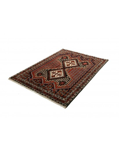 Tappeto Hamadan Persia grigio beige 132x180