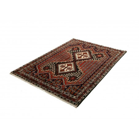 Tappeto Hamadan Persia grigio beige 132x180