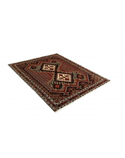 Tappeto Hamadan Persia grigio beige 132x180