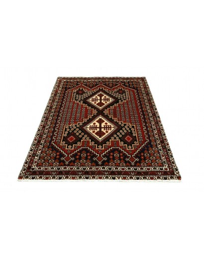 Tappeto Hamadan Persia grigio beige 132x180