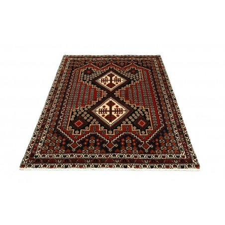 Tappeto Hamadan Persia grigio beige 132x180