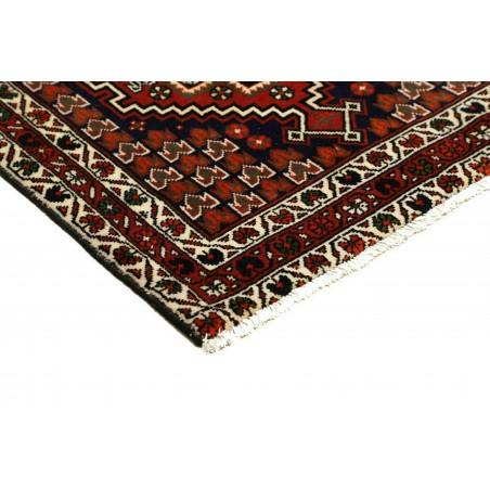 Tappeto Hamadan Persia grigio beige 132x180