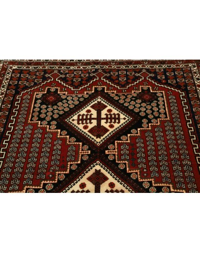 Tappeto Hamadan Persia grigio beige 132x180