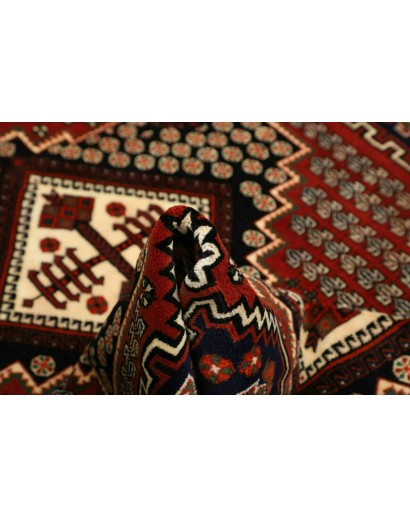Tappeto Hamadan Persia grigio beige 132x180