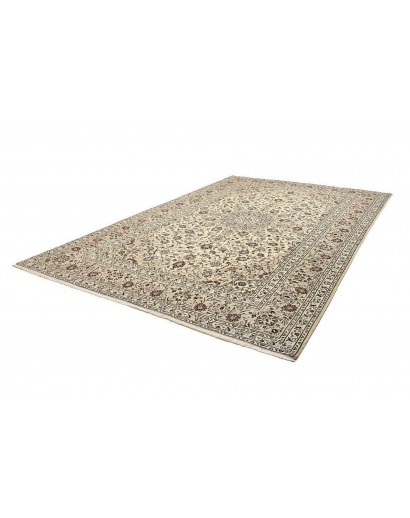 Tappeto Kashan Persia beige grigio 248x358