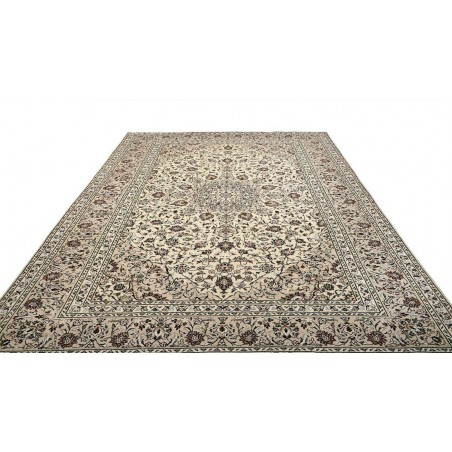 Tappeto Kashan Persia beige grigio 248x358