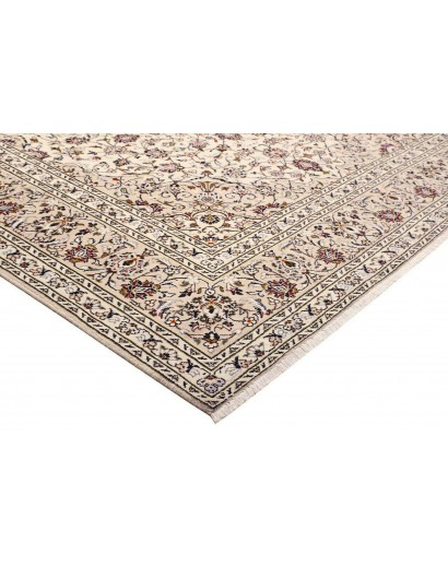 Tappeto Kashan Persia beige grigio 248x358